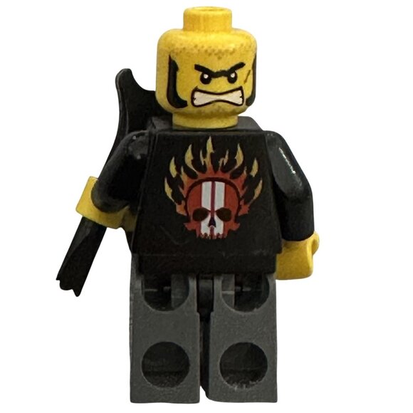 Lego Minifigure Backyard Blaster 1 Bart Blaster World Racers wr009 No Helmet - Picture 2 of 2